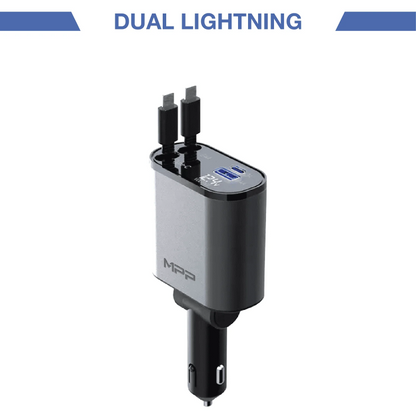 MPP® 4-IN-1 CAR CHARGER  ADAPTER POWERFUL FAST CHARGING THE NEWEST 2025 MPP014