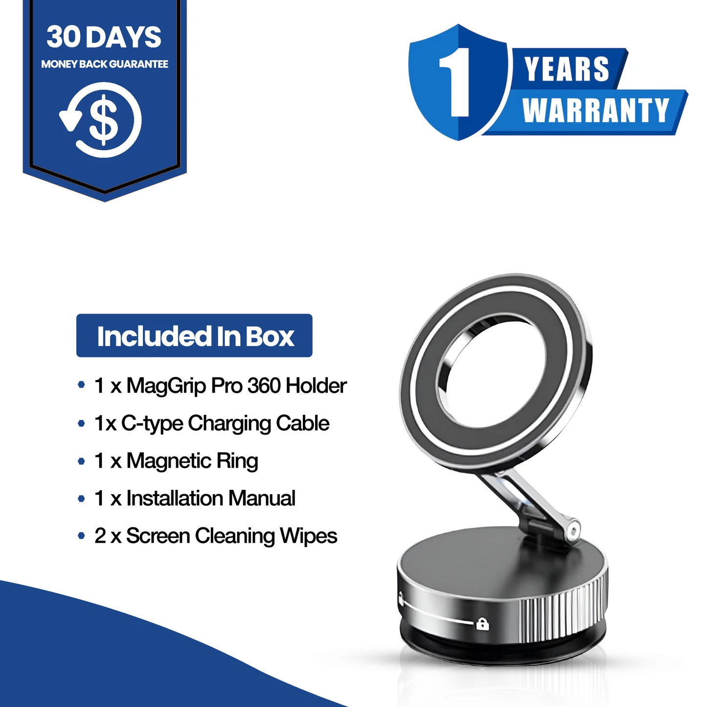 TGP™™ SecureGrip Pro Magnetic Holder King  New 2025 TGP06